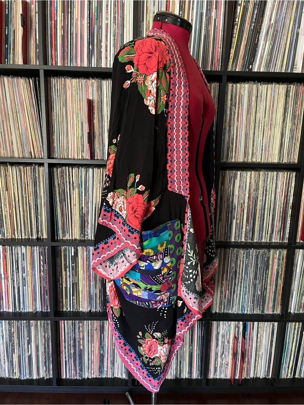 Wrap coverup PHISH patchwork festival phexico pocket upcycled tour lot phunky ⭕️ - Picture 4 of 12